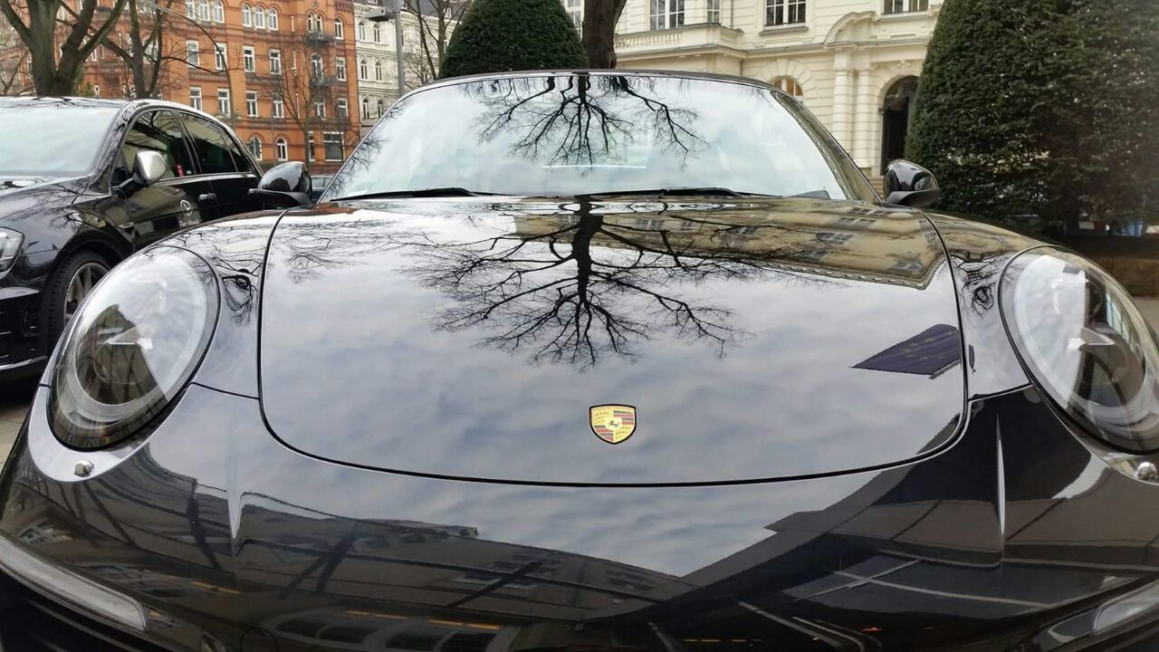 Porsche closeup